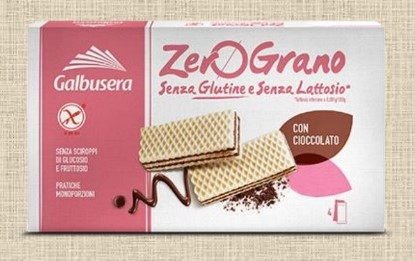 Gluten-free wafer with chocolate cream 180g Galbusera 