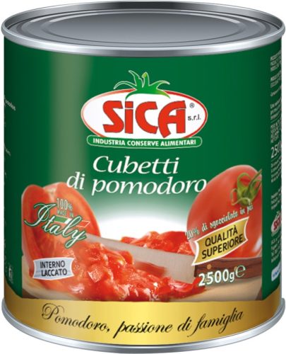 Chopped tomatoes, 6x2500g Sica 