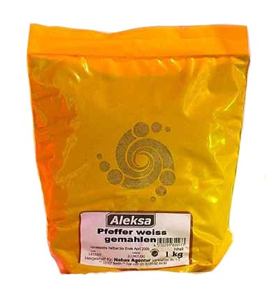 WHITE PEPPER GROUNDED 1kg