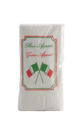 NAPKIN WITH ITALIAN FLAG (1000pcs)