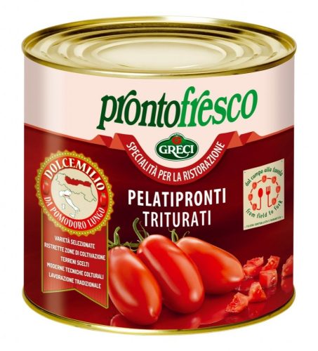 Peeled tomatoes, 6x2500g Greci Prontofresco