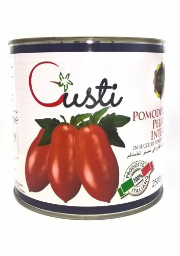 Gusti peeled tomatoes, 2500 grams