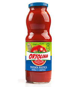 Pureed tomatoes rustic, 690g Ortolina