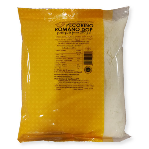 Grated PECORINO ROMANO 500g