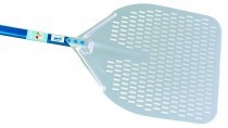 ANGULAR PIZZA SHOVEL WITH HOLES 33*33cm A-32RF