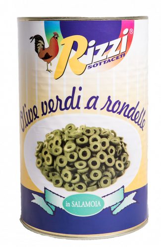 SLICED GREEN OLIVE 4150g