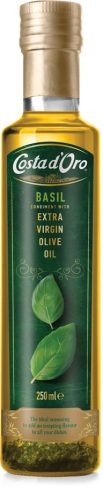 OLIVE OIL WITH BASIL 250ml Costa d'Oro